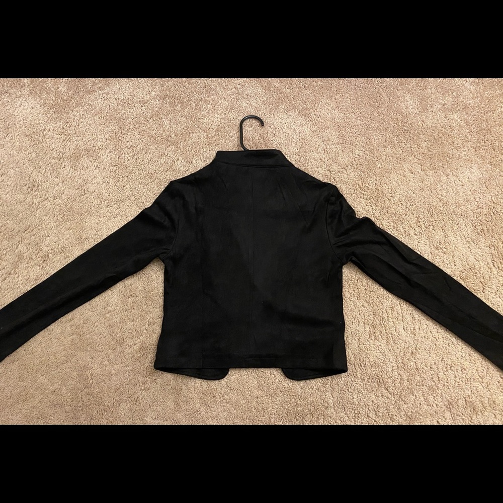 Suede black jacket - Picture 3 of 4